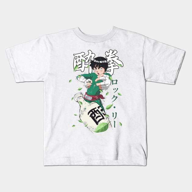 Rock lee Kids T-Shirt by Gonpachiro